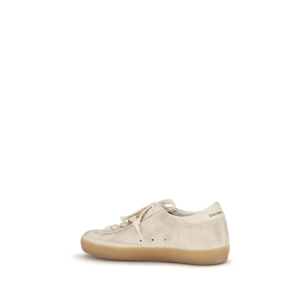 Golden Goose Beige Calf Leather Bos Taurus Sneakers | Regal Royce
