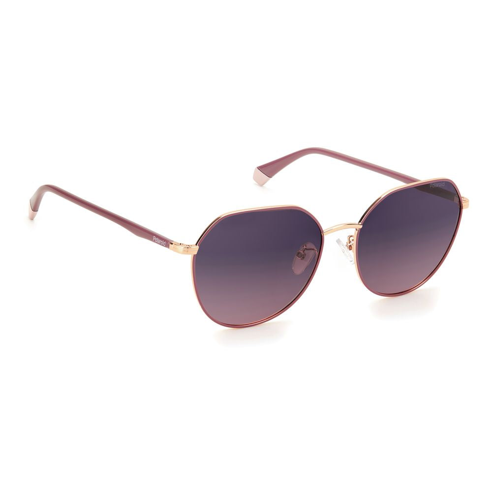 Polaroid Rose Gold Metal Sunglasses | Regal Royce