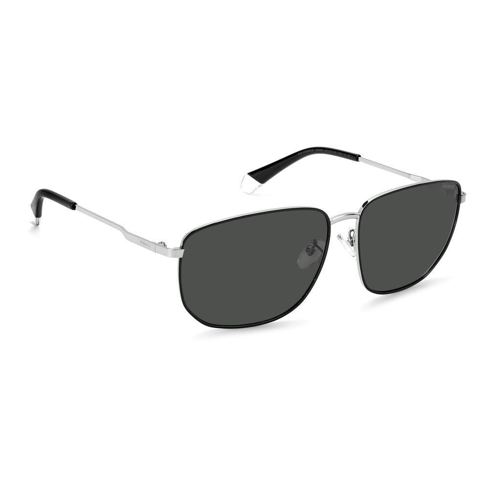 Polaroid Black Metal Sunglasses