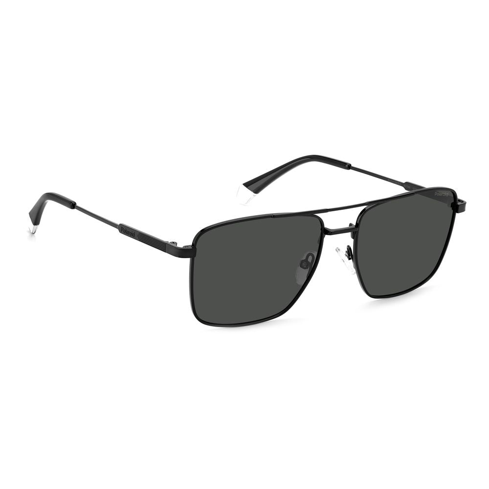 Polaroid Black Metal Sunglasses | Regal Royce