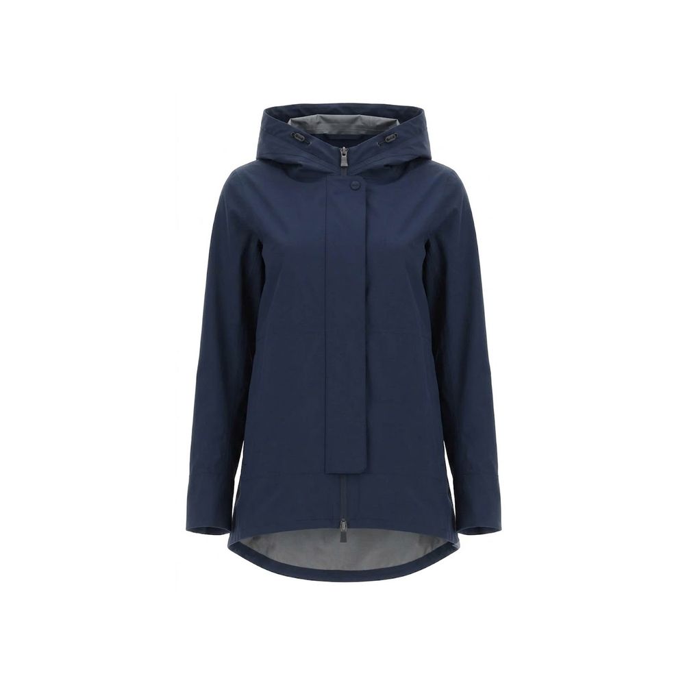 Herno Blue Polyester Shell Jacket | Regal Royce
