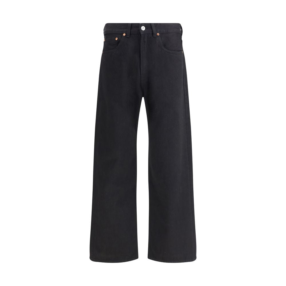 Our Legacy Black Cotton Straight-Leg Jeans | Regal Royce