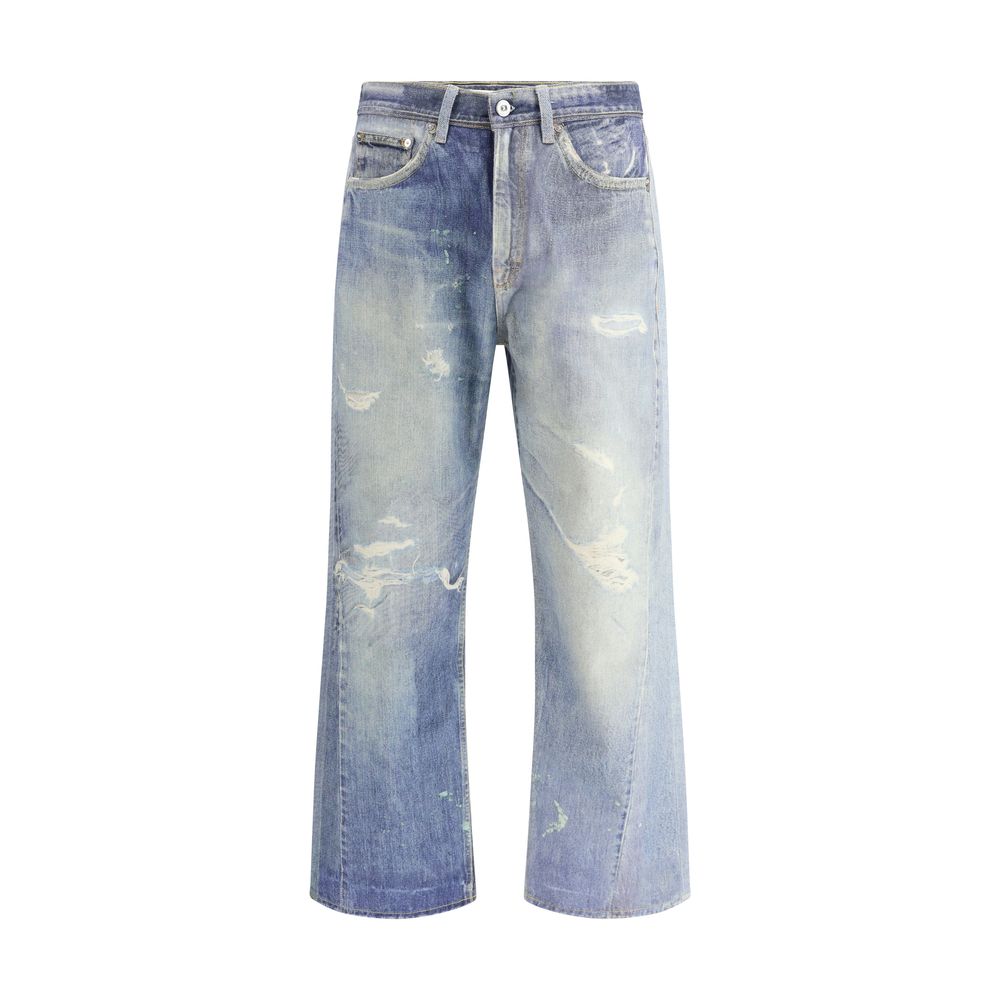 Our Legacy Blue Cotton Relaxed Fit Jeans | Regal Royce