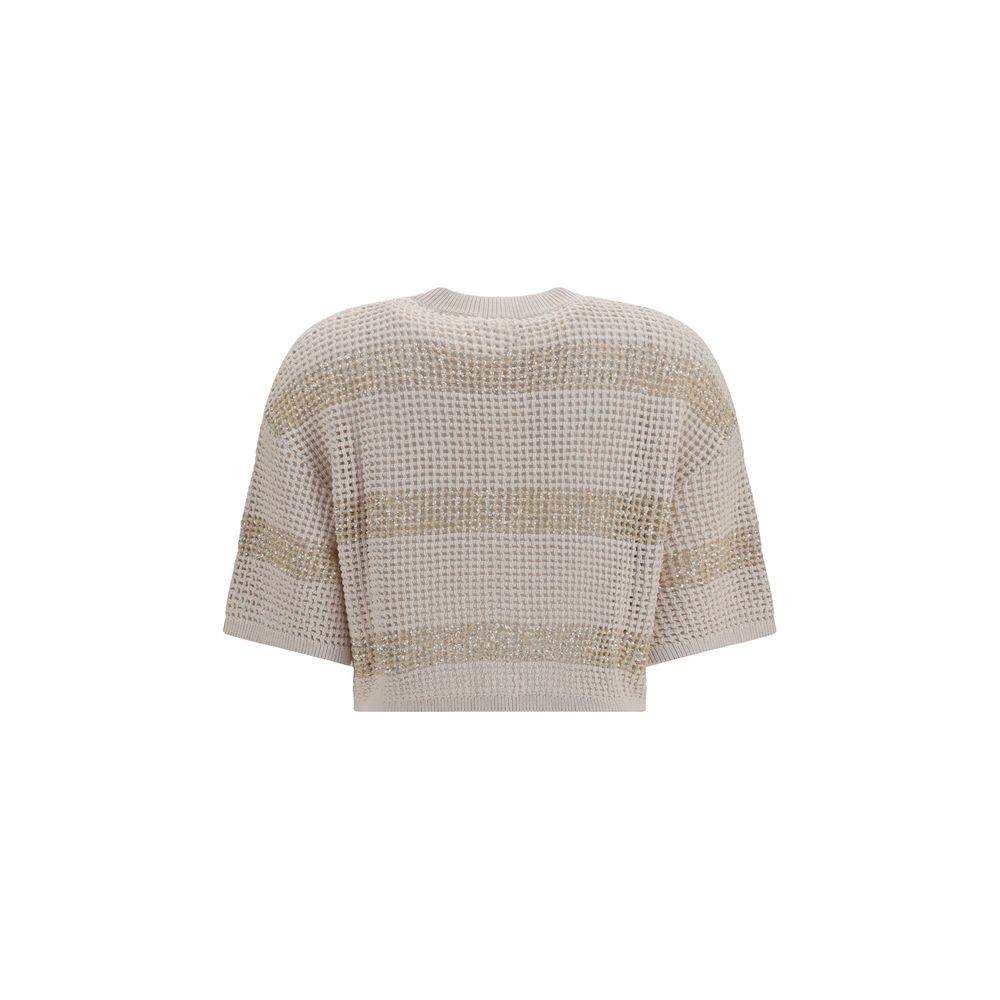 Brunello Cucinelli Beige Linen Cardigan | Regal Royce