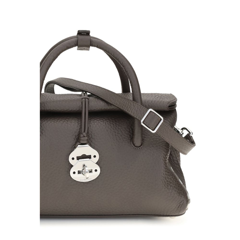Zanellato Brown Calf Leather Bos Taurus Shoulder Bag | Regal Royce