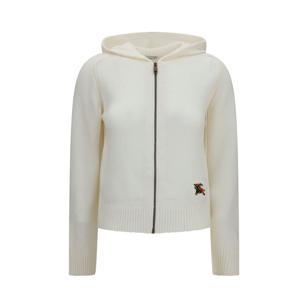 Burberry Beige Wool Oves Aries Hoodie | Regal Royce