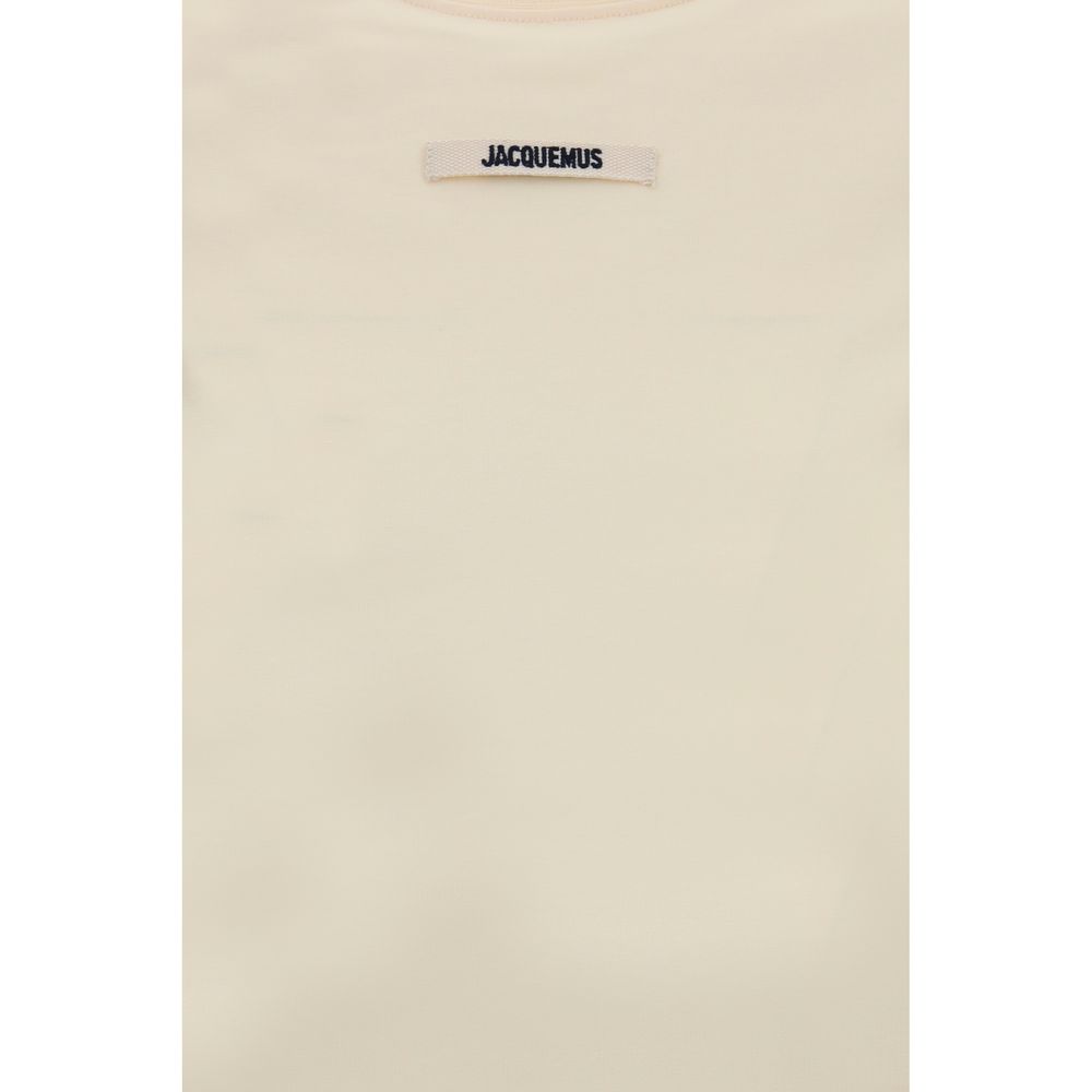 Jacquemus Beige Cotton Long Sleeve T-Shirt | Regal Royce