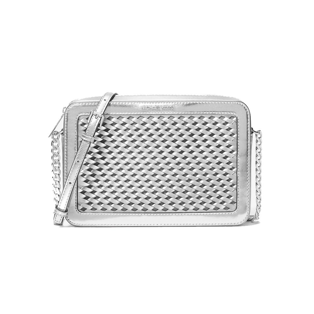 Michael Kors Gray Canvas Crossbody Bag | Regal Royce