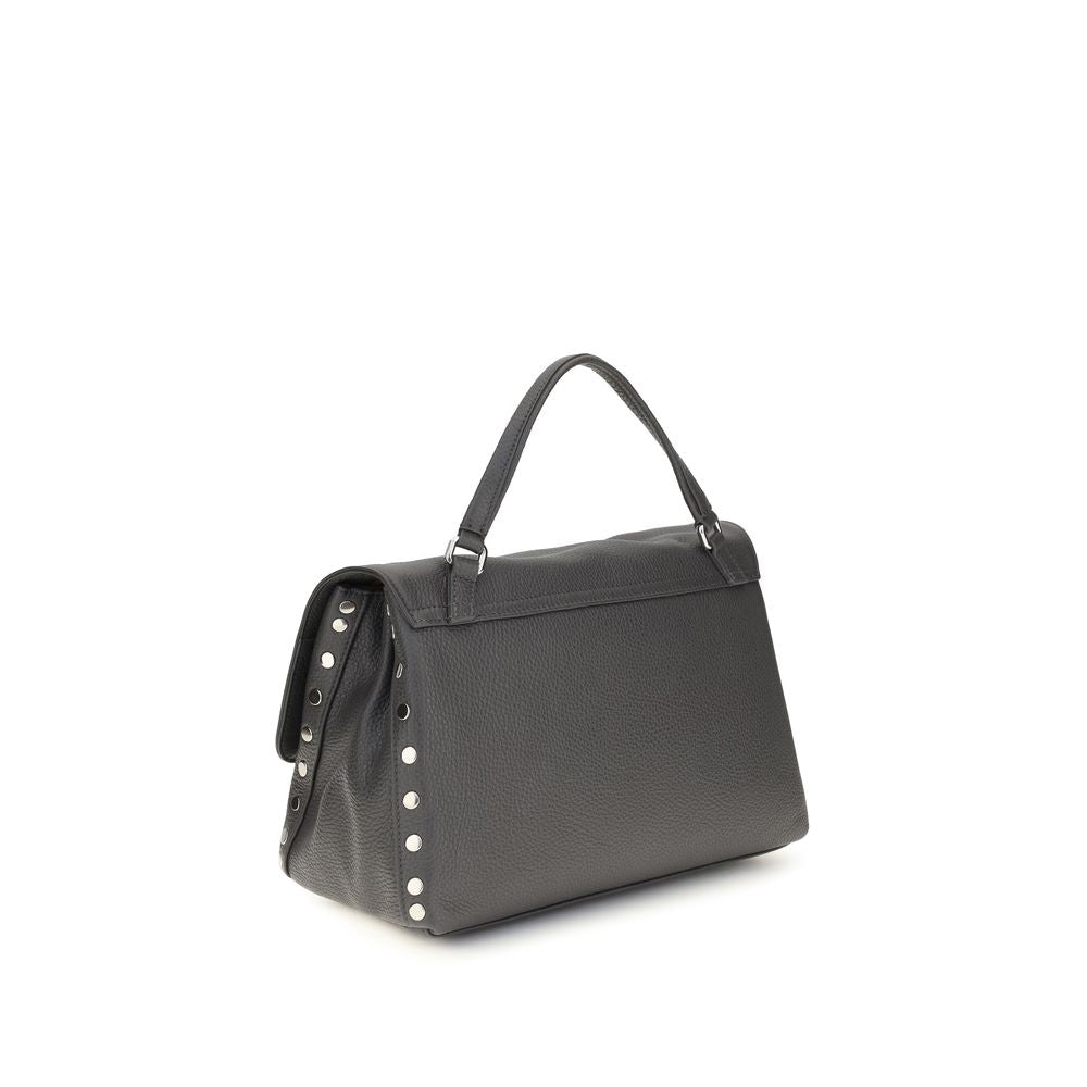Zanellato Gray Calf Leather Bos Taurus Handbag | Regal Royce