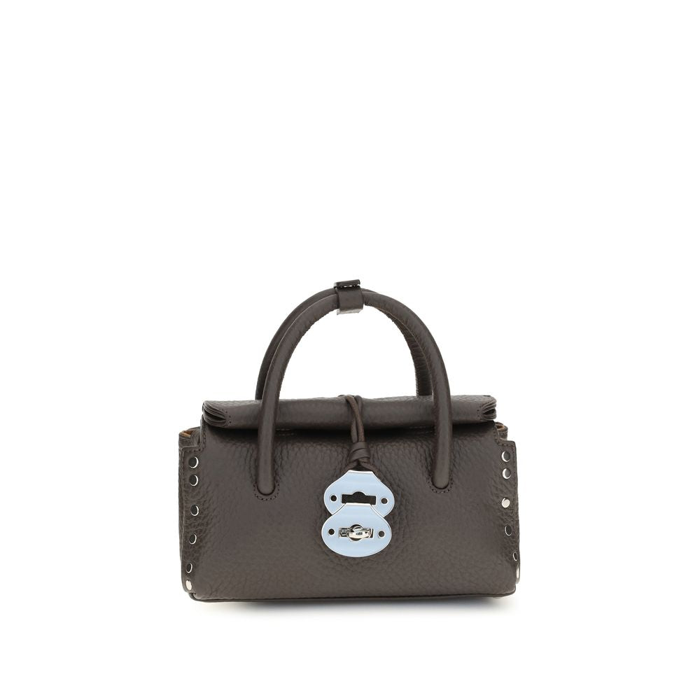 Zanellato Brown Calf Leather Bos Taurus Handbag | Regal Royce