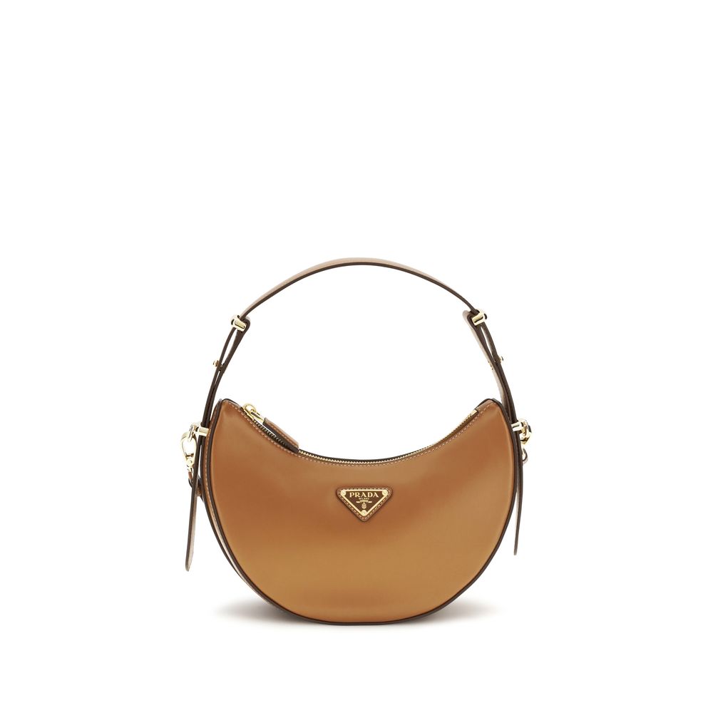 Prada Beige Calf Leather Bos Taurus Shoulder Bag | Regal Royce
