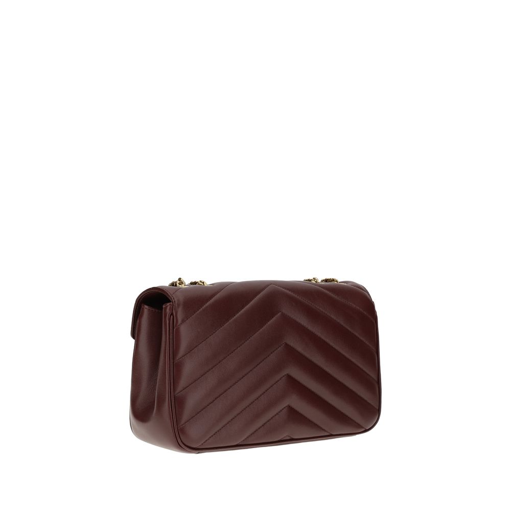 Saint Laurent Bordeaux Lamb Ovis Aries Aries Shoulder Bag | Regal Royce