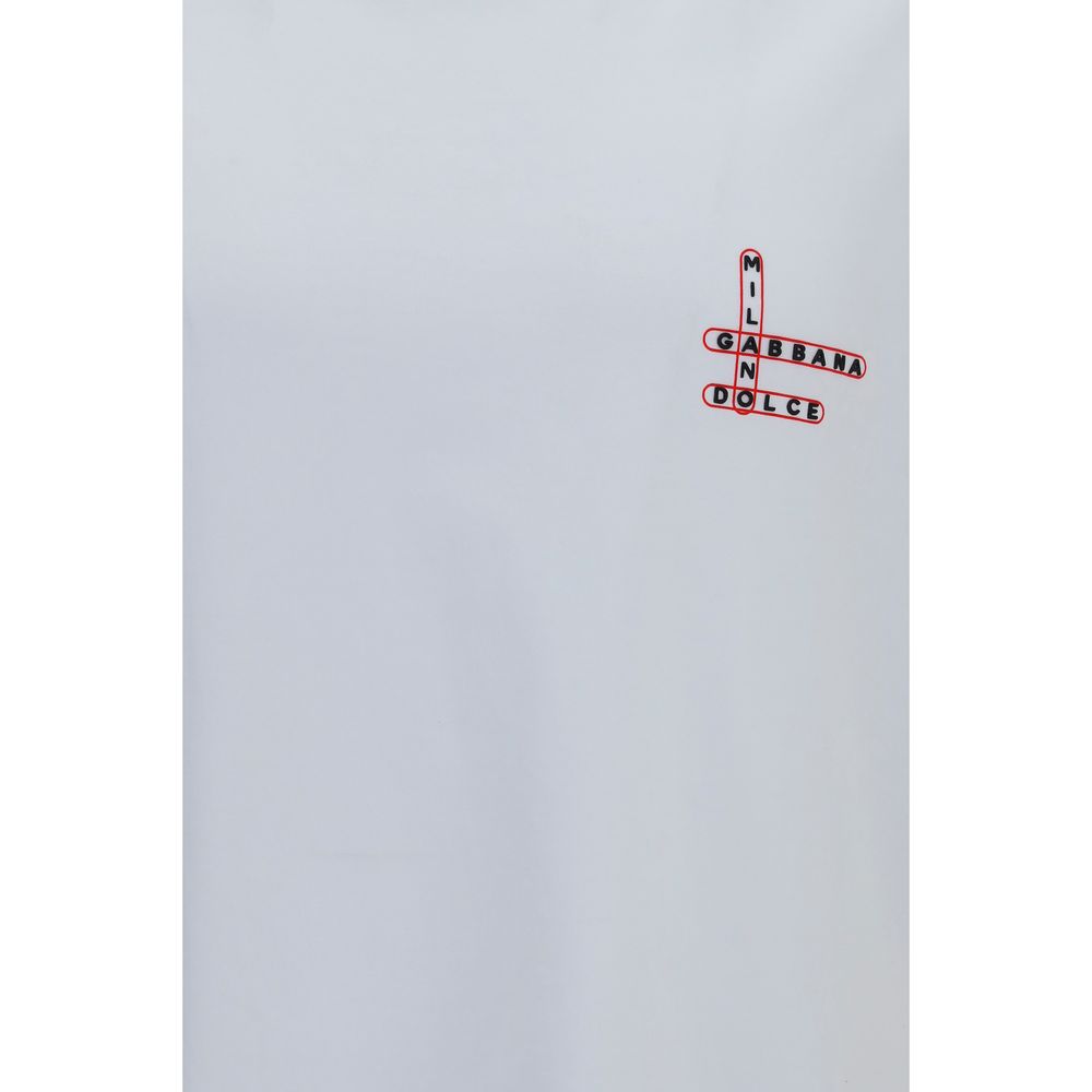 Dolce & Gabbana White Cotton T-Shirt | Regal Royce