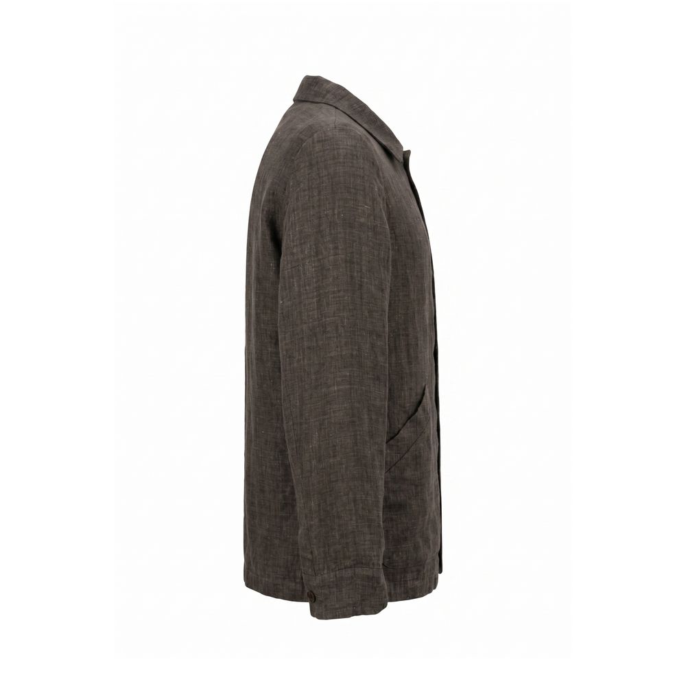 Malo Grey Linen Men's Jacket | Regal Royce