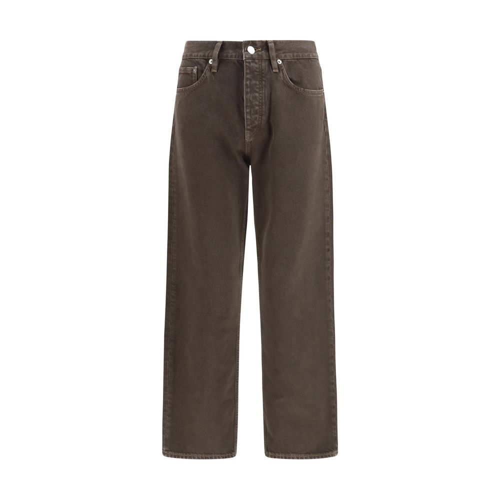 Sunflower Brown Cotton Relaxed Fit Jeans | Regal Royce