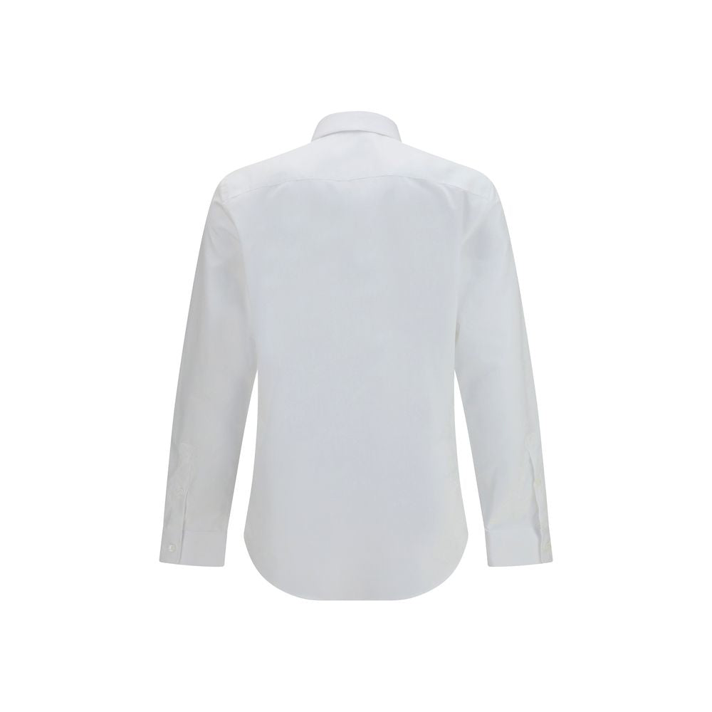Burberry White Cotton Dress Shirt | Regal Royce