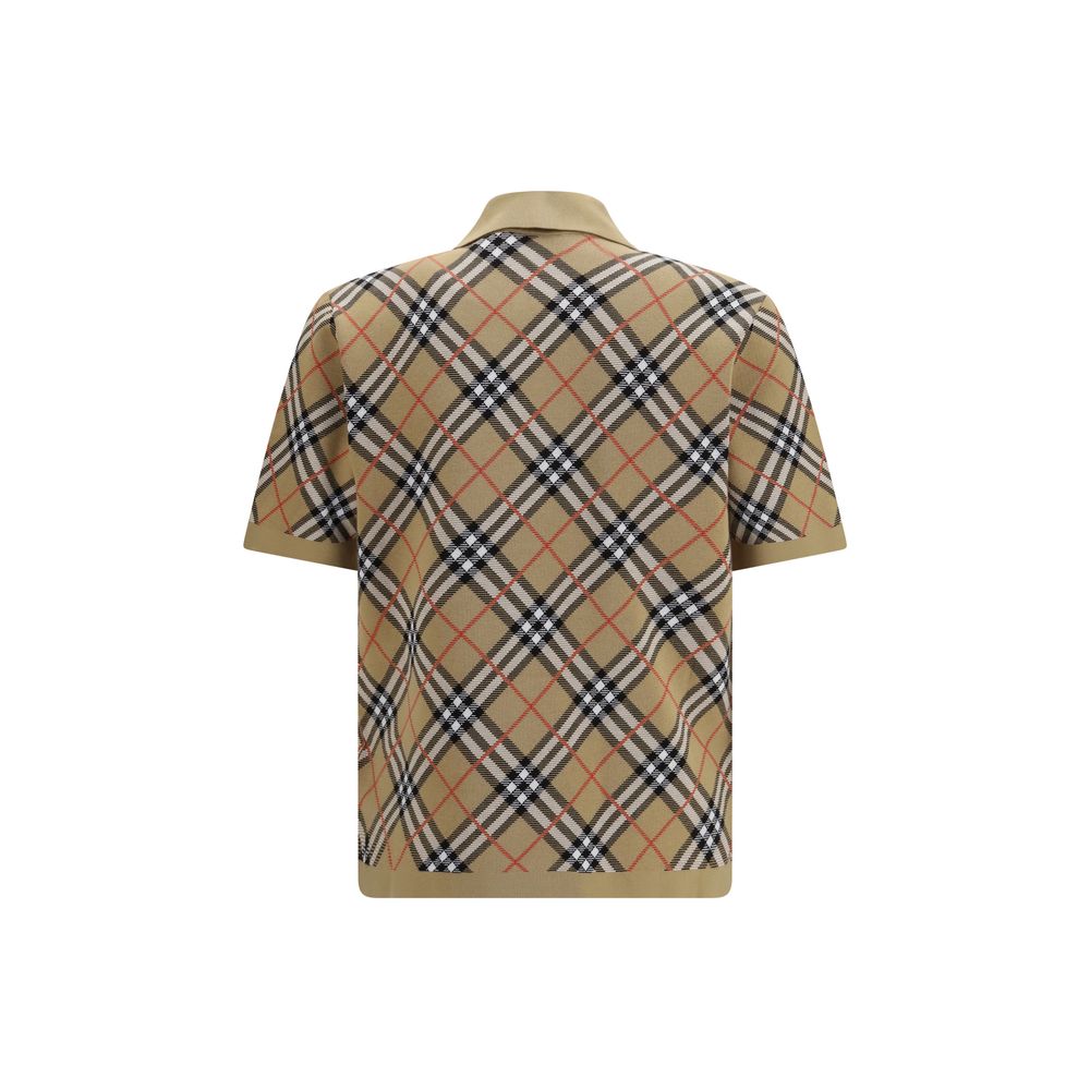 Burberry Beige Cotton Polo Shirt | Regal Royce