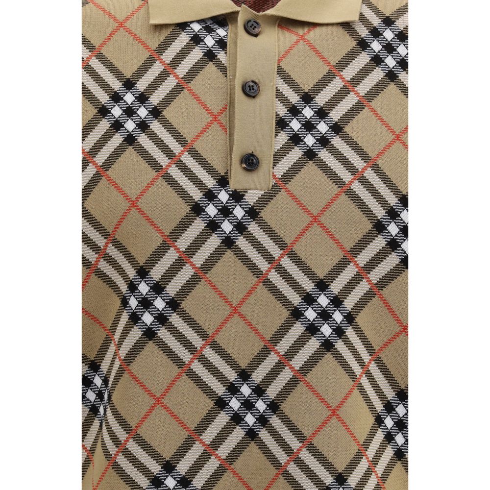 Burberry Beige Cotton Polo Shirt | Regal Royce