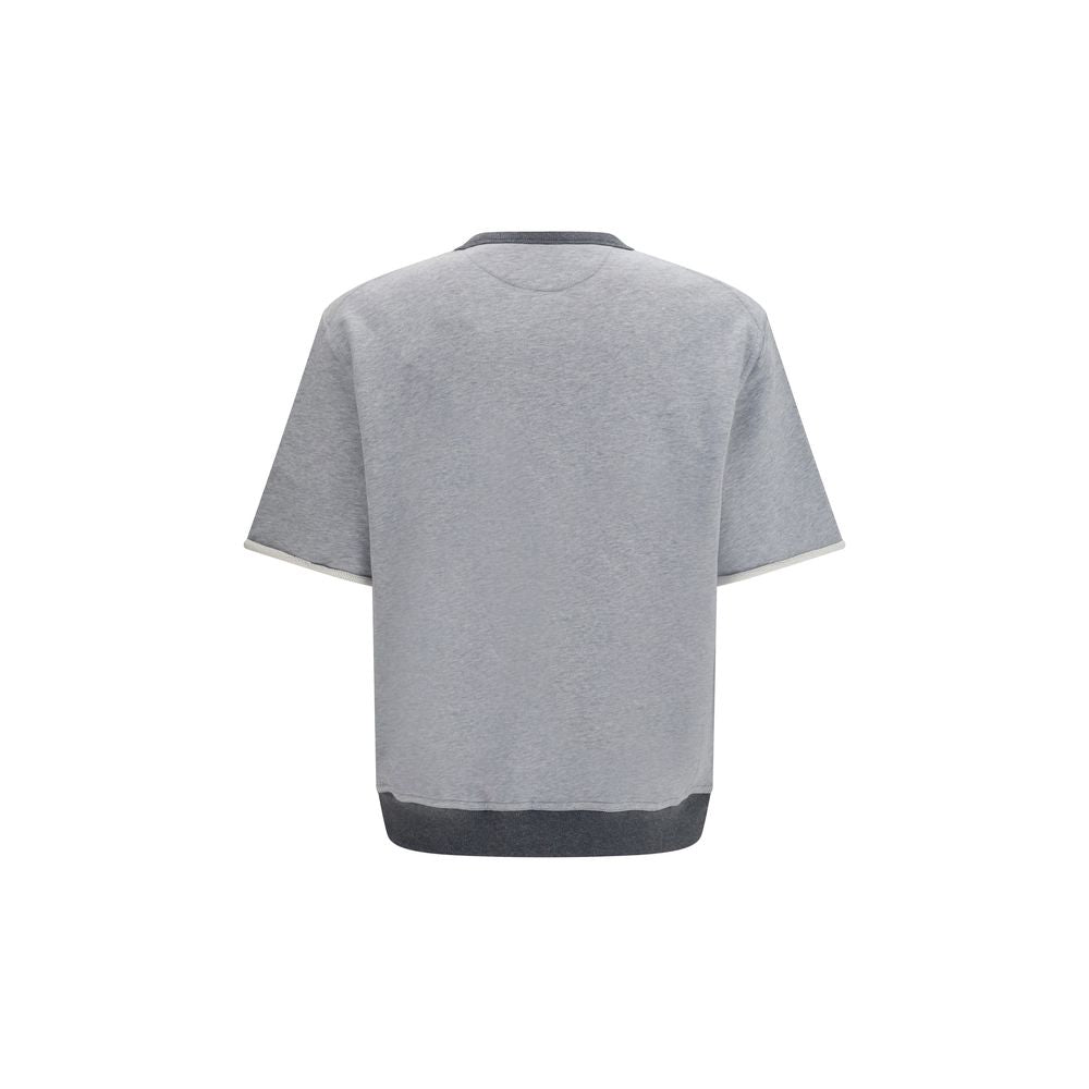 Brunello Cucinelli Gray Cotton Sweatshirt | Regal Royce