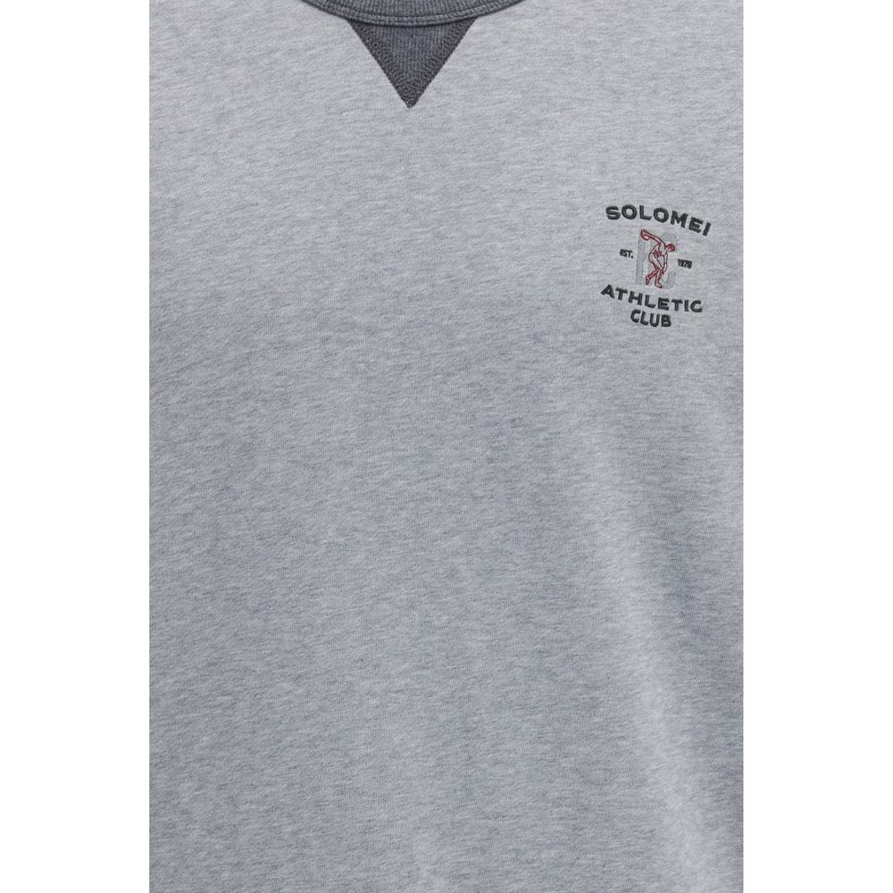 Brunello Cucinelli Gray Cotton Sweatshirt | Regal Royce
