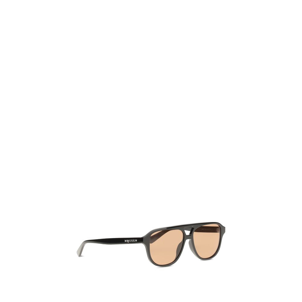 Alexander McQueen Brown Acetate Sunglasses | Regal Royce