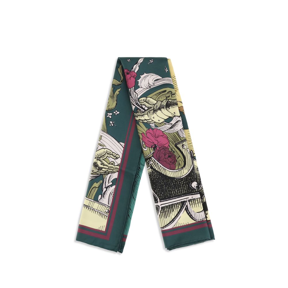 Burberry Bicolor Silk Scarf | Regal Royce