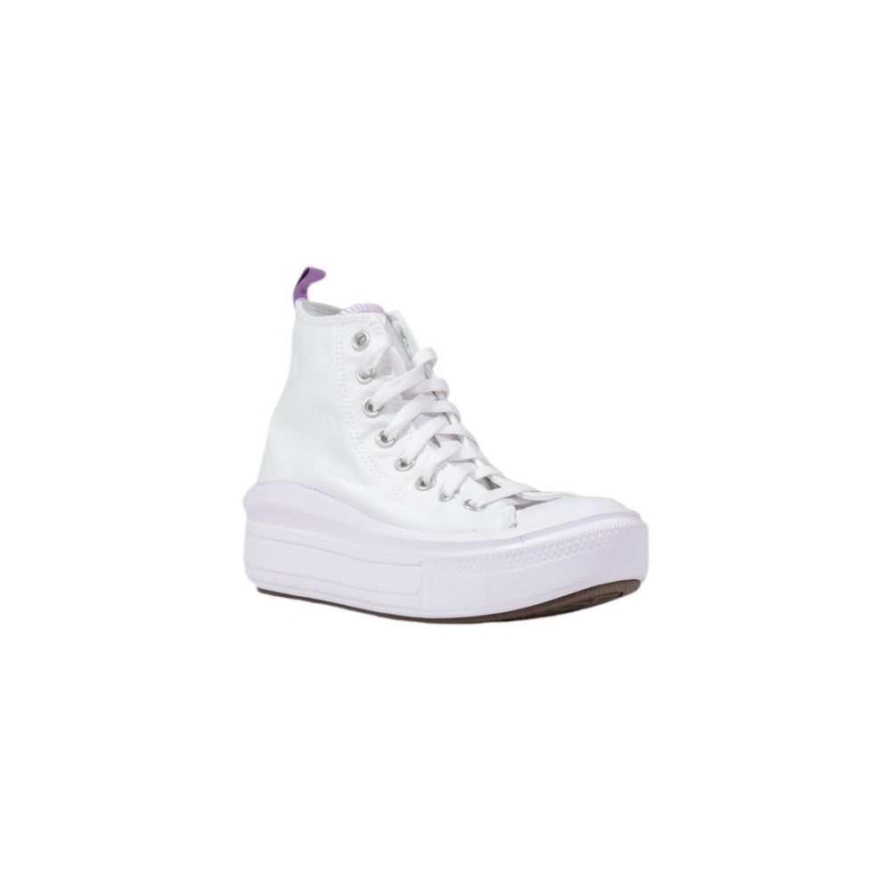 Converse White Fabric Platform Sneakers | Regal Royce