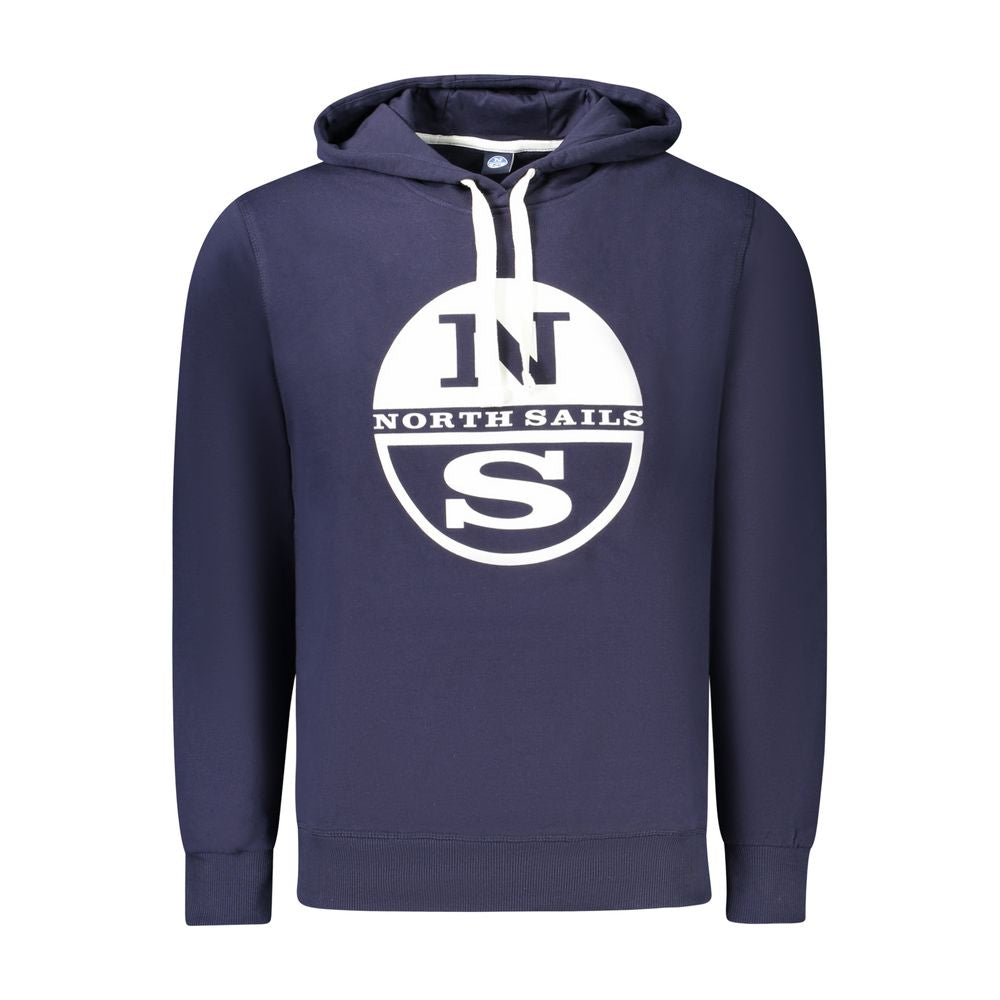 North Sails Blue Cotton Men's Hoodie | Regal Royce