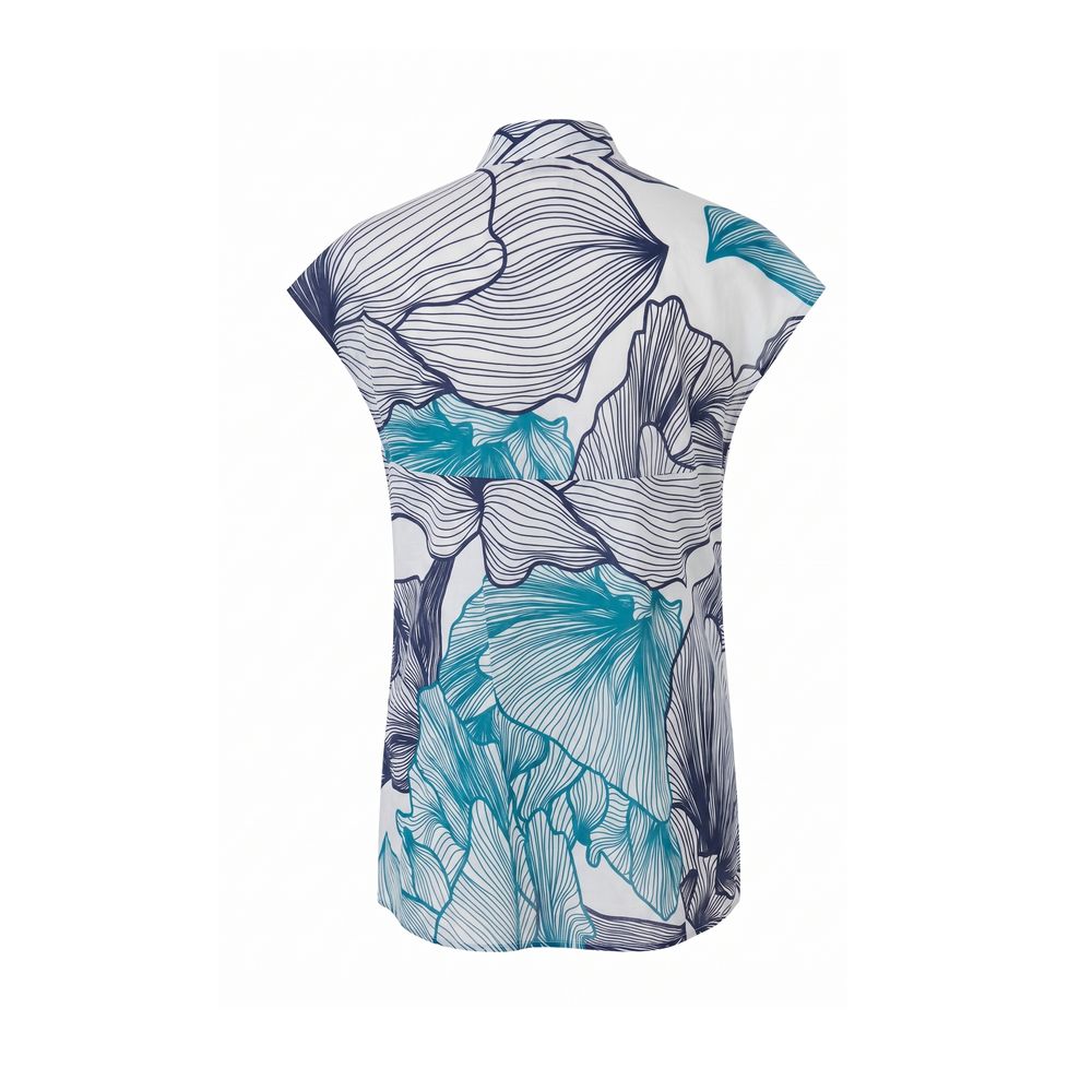 Malo Blue Cotton Women Shirt | Regal Royce
