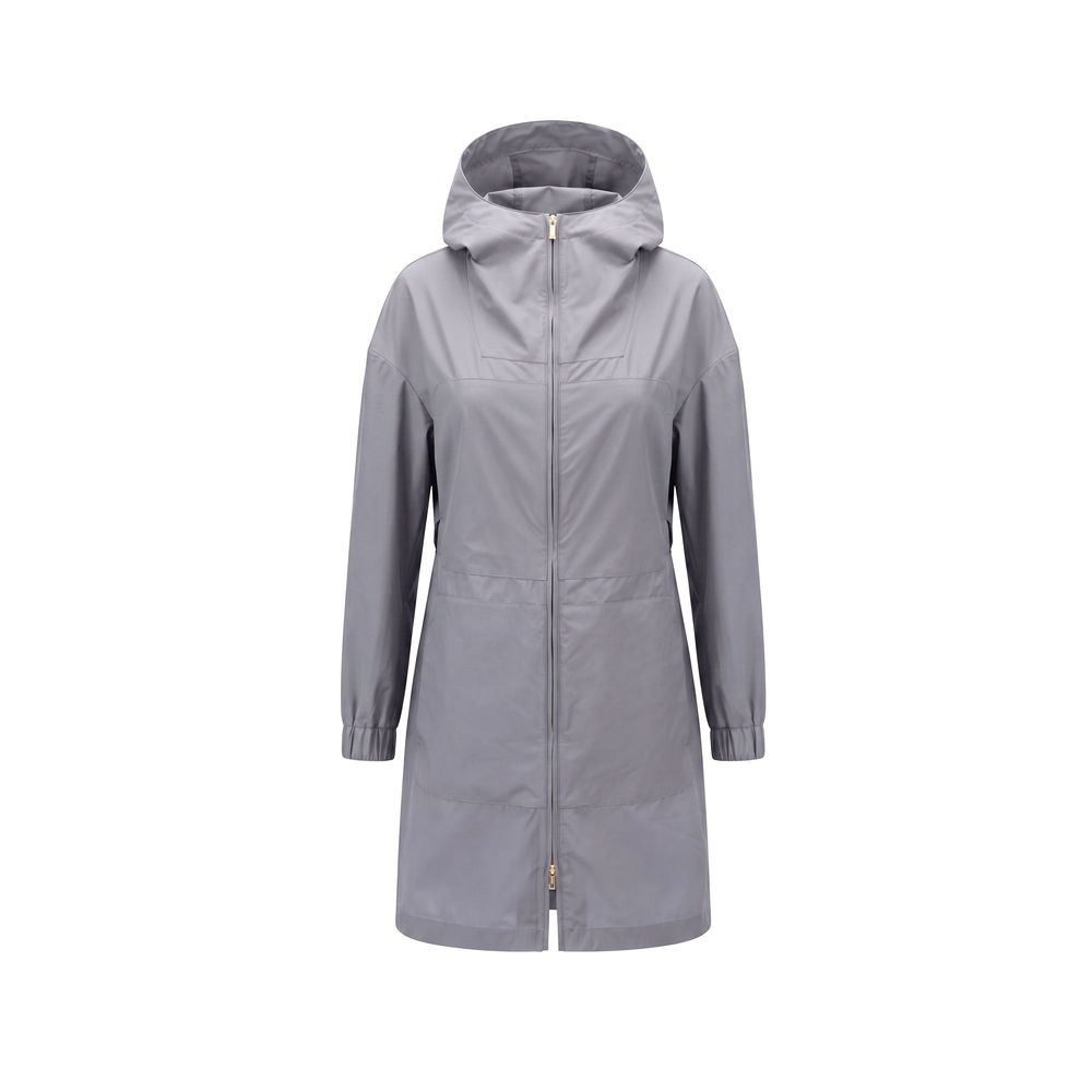 Malo Grey Silk Women Jacket | Regal Royce