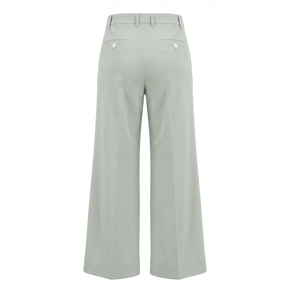 Malo Green Cotton Women Pants | Regal Royce