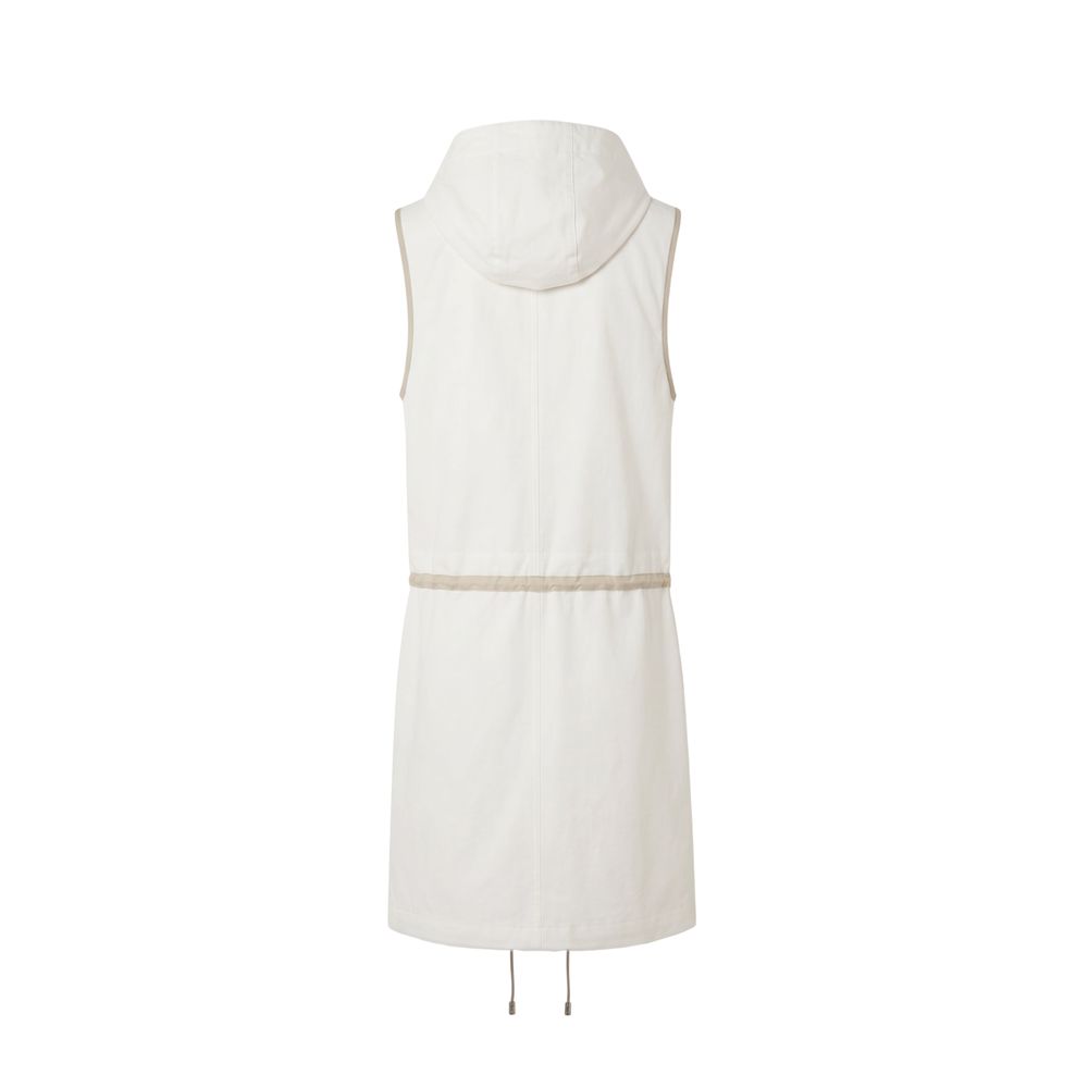 Malo White Cotton Women Jacket | Regal Royce