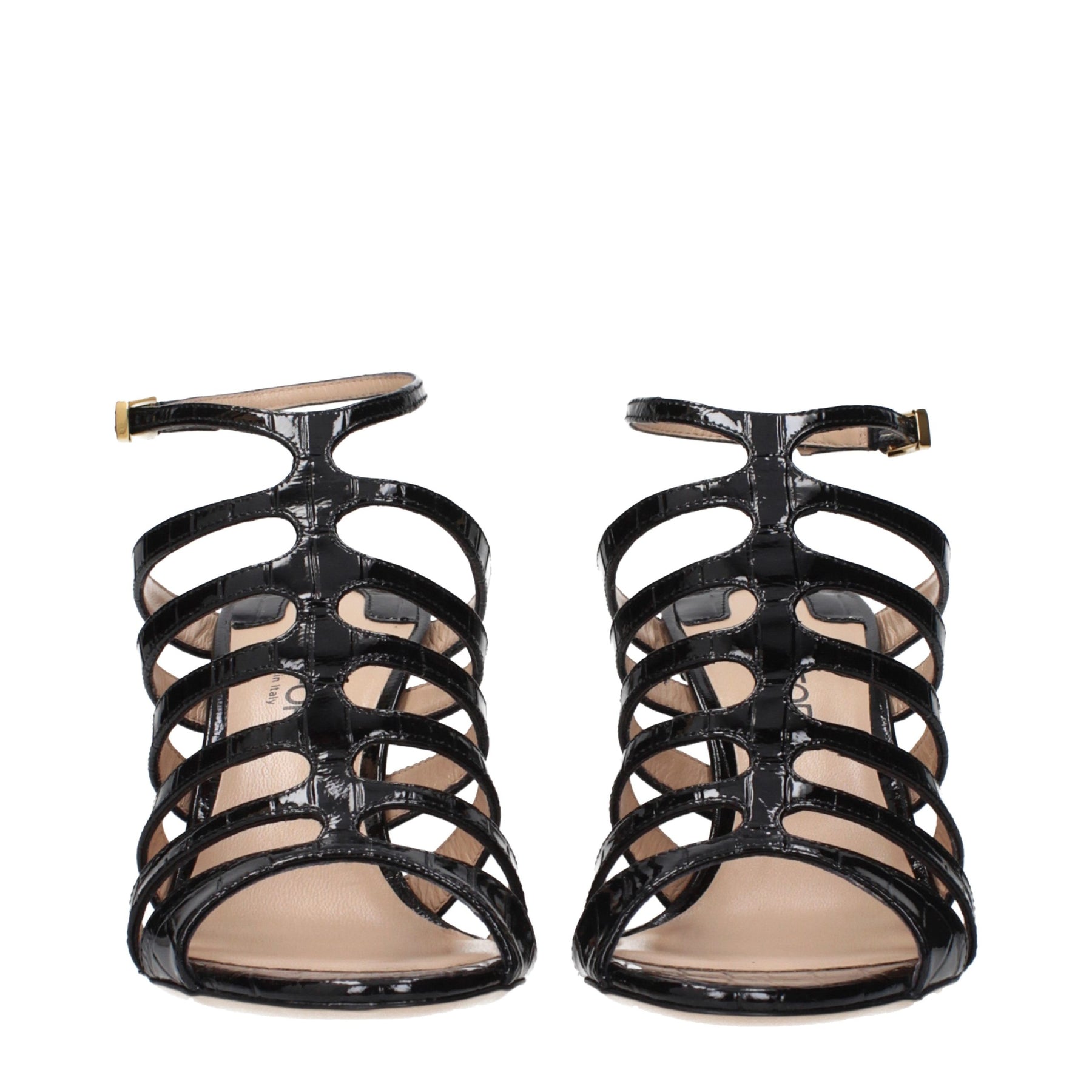 Tom Ford Black Leather Stiletto Heel Sandals | Regal Royce