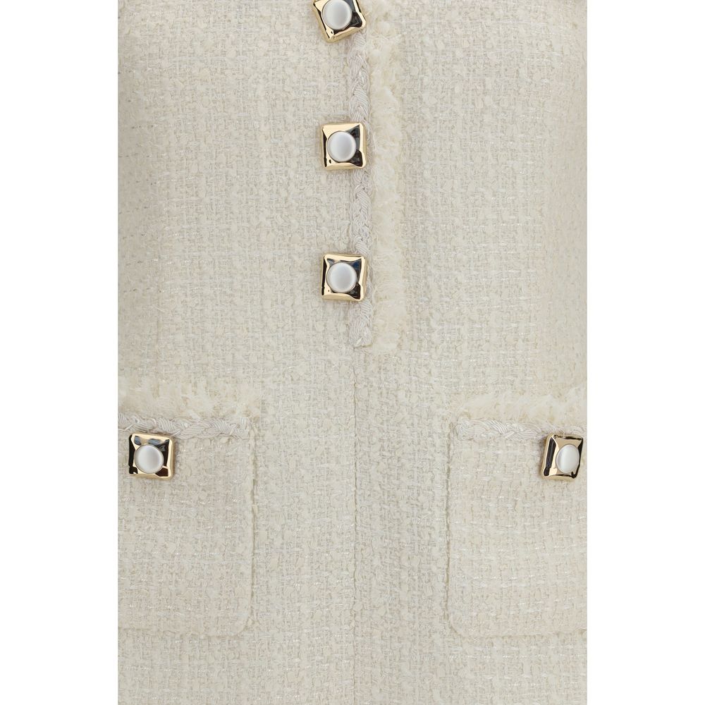 Self-Portrait Beige Polyamide Casual Dress | Regal Royce