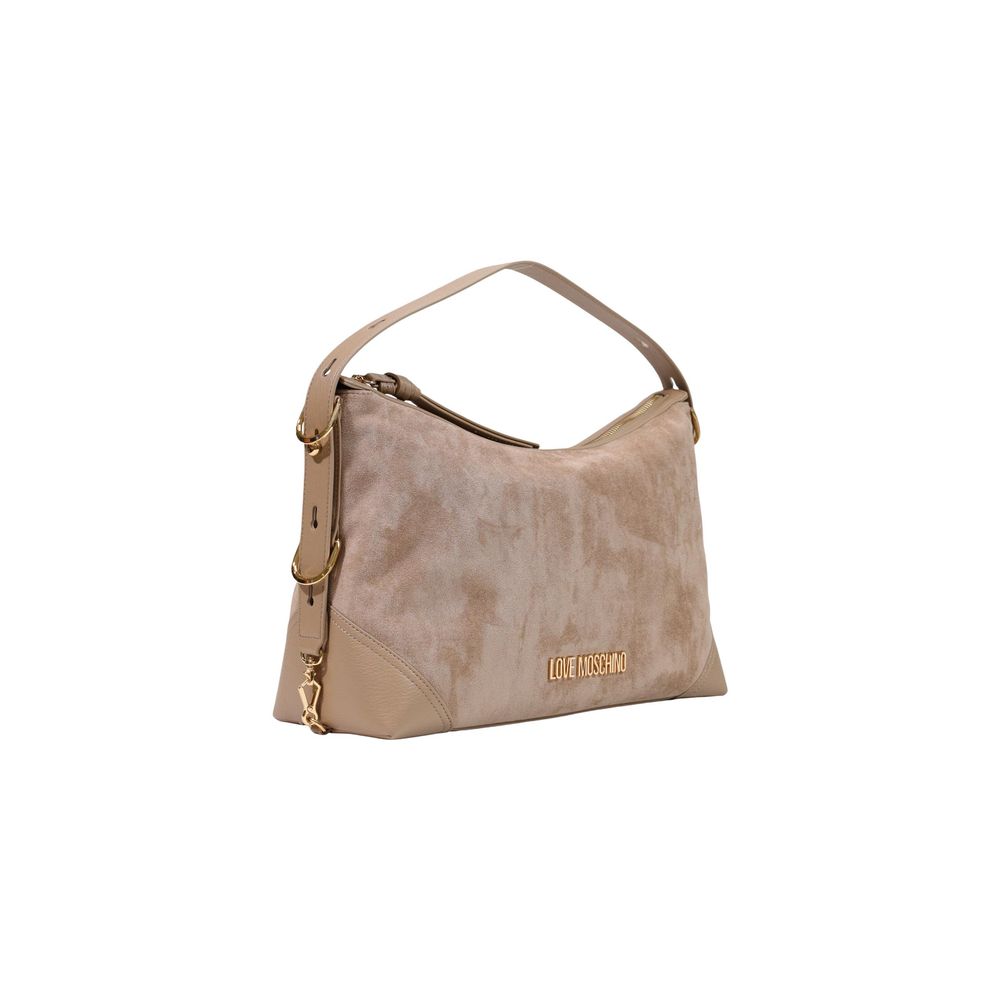 Love Moschino Beige Polyester Handbag | Regal Royce