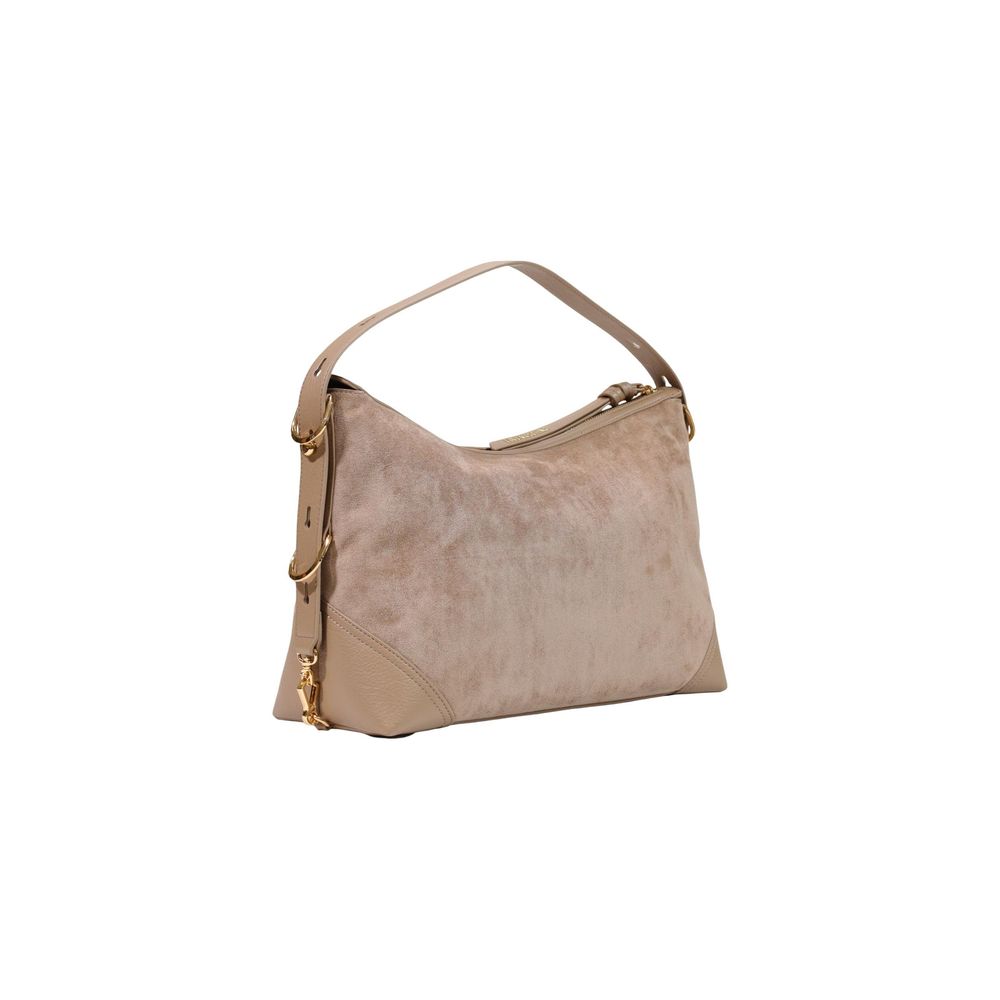 Love Moschino Beige Polyester Handbag | Regal Royce