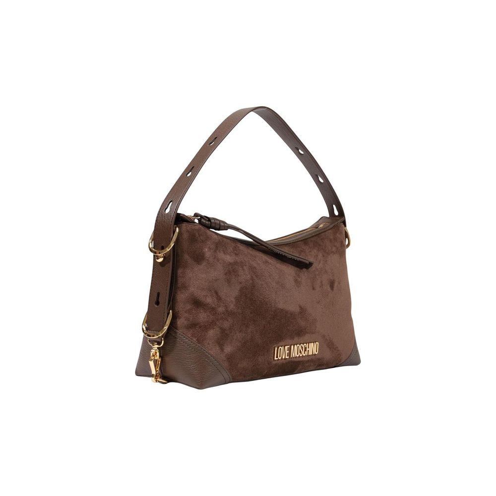 Love Moschino Brown Polyester Handbag | Regal Royce
