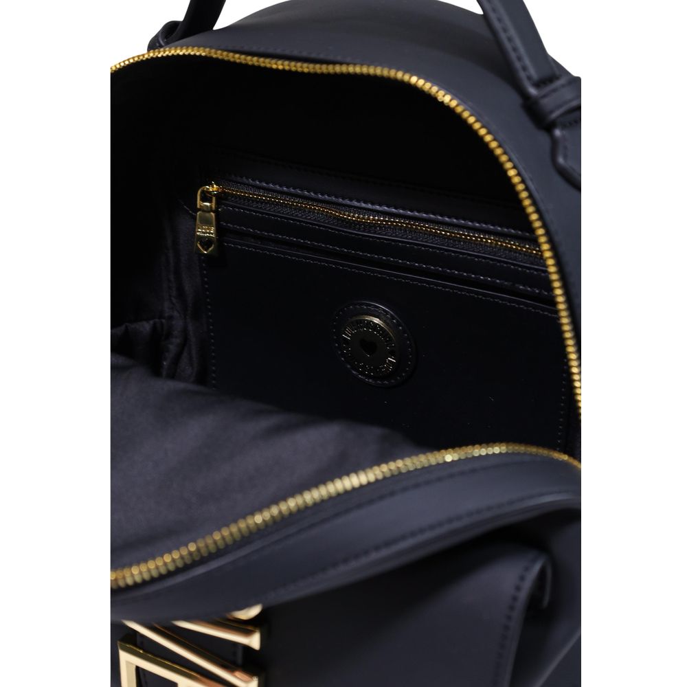 Love Moschino Black Polyethylene Backpack | Regal Royce