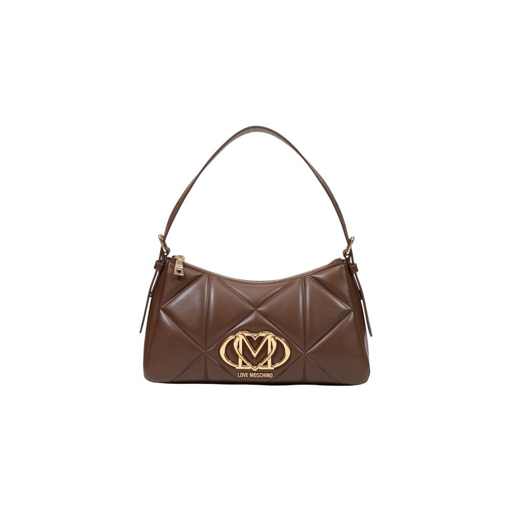 Love Moschino Brown Polyethylene Handbag | Regal Royce
