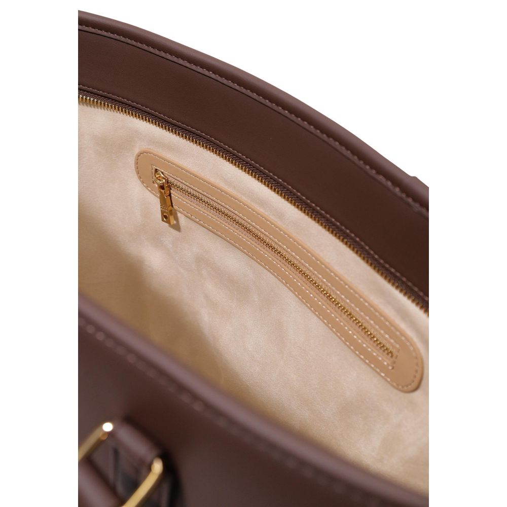 Love Moschino Brown Polyethylene Handbag | Regal Royce