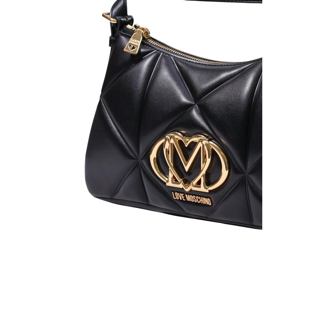 Love Moschino Black Polyethylene Handbag | Regal Royce