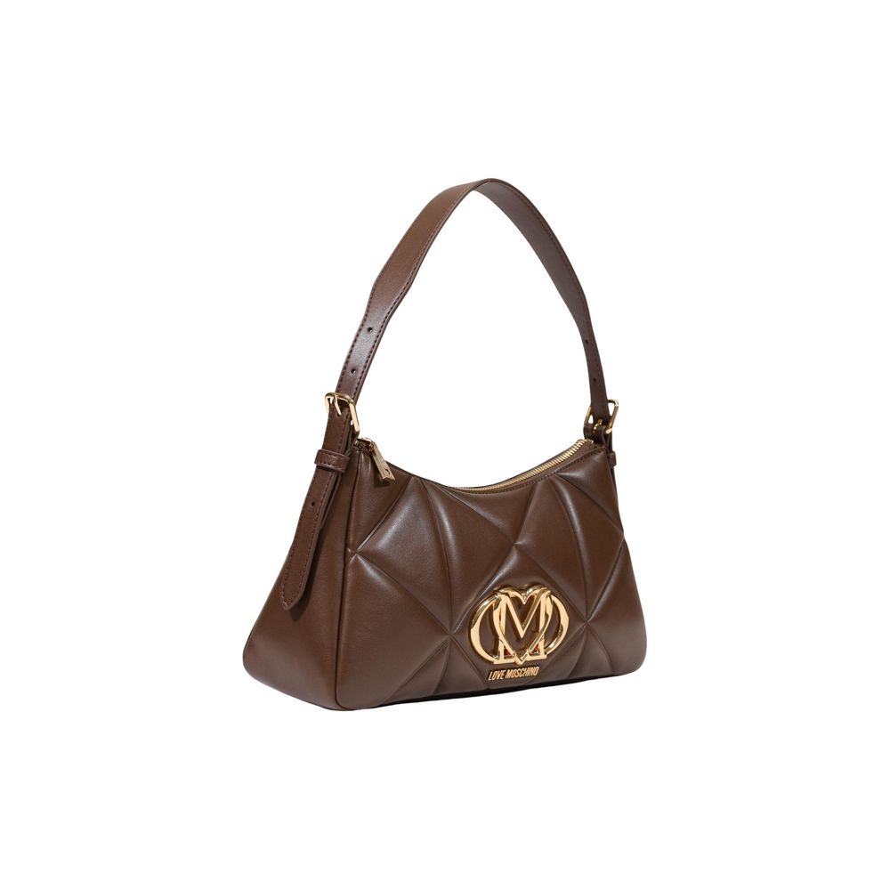 Love Moschino Brown Polyethylene Handbag | Regal Royce