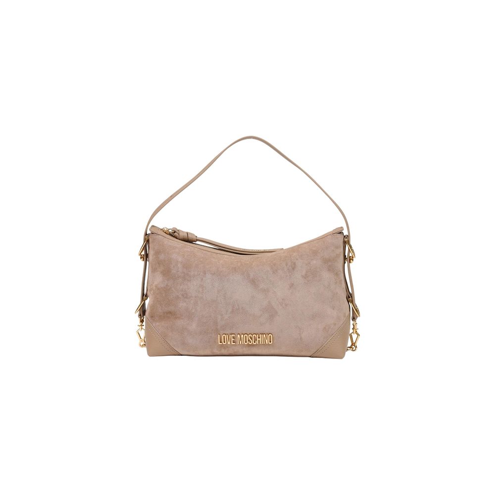 Love Moschino Beige Polyester Handbag | Regal Royce