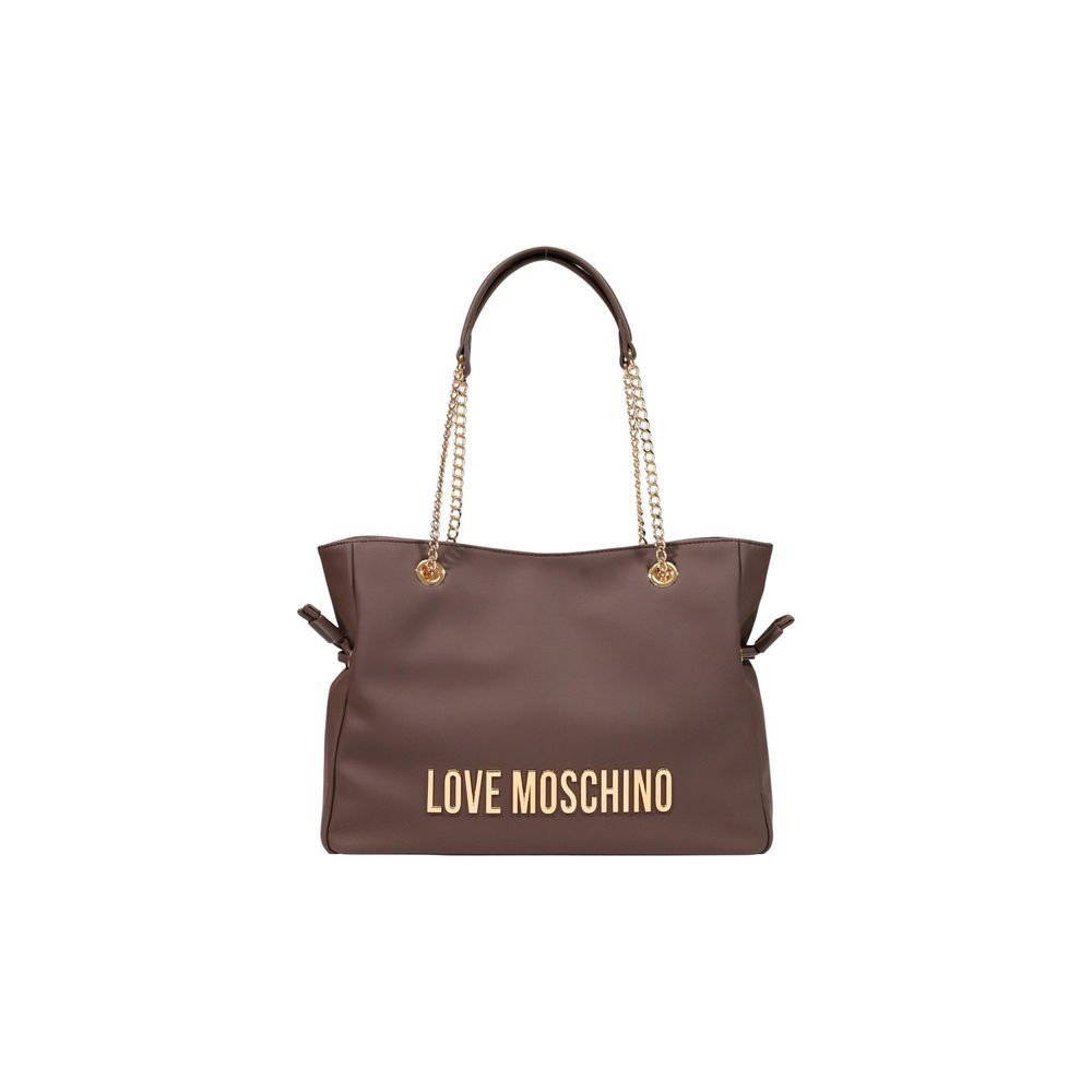 Love Moschino Brown Polyester Handbag | Regal Royce