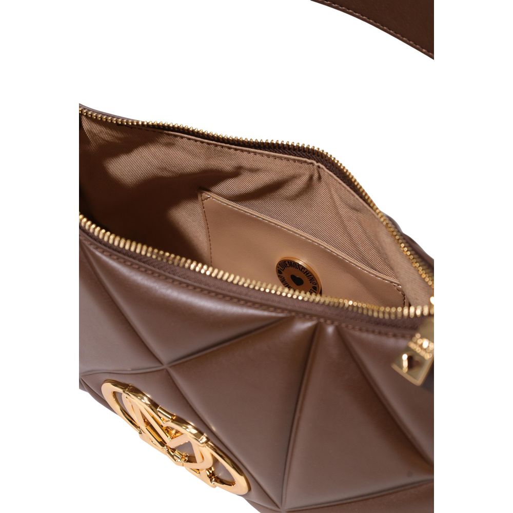 Love Moschino Brown Polyethylene Handbag | Regal Royce