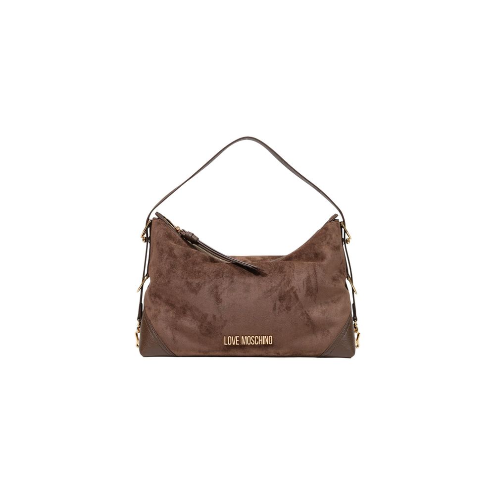 Love Moschino Brown Polyester Handbag | Regal Royce