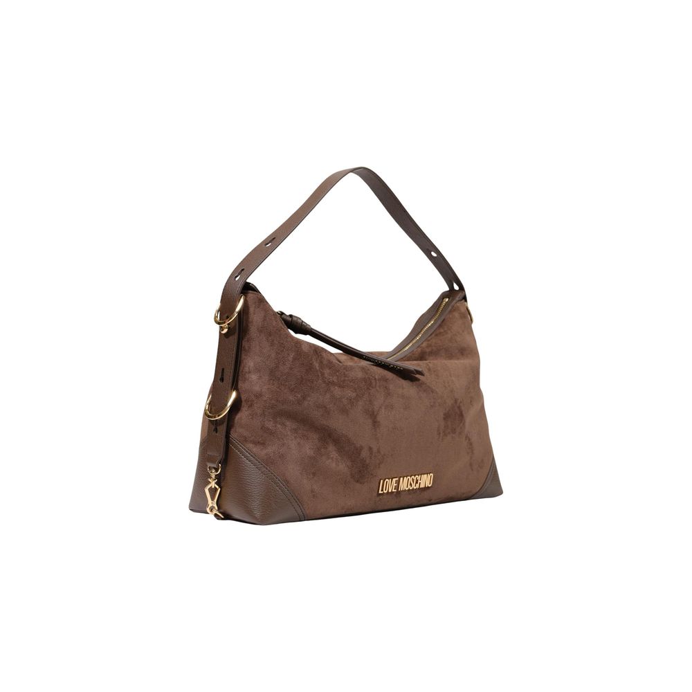 Love Moschino Brown Polyester Handbag | Regal Royce
