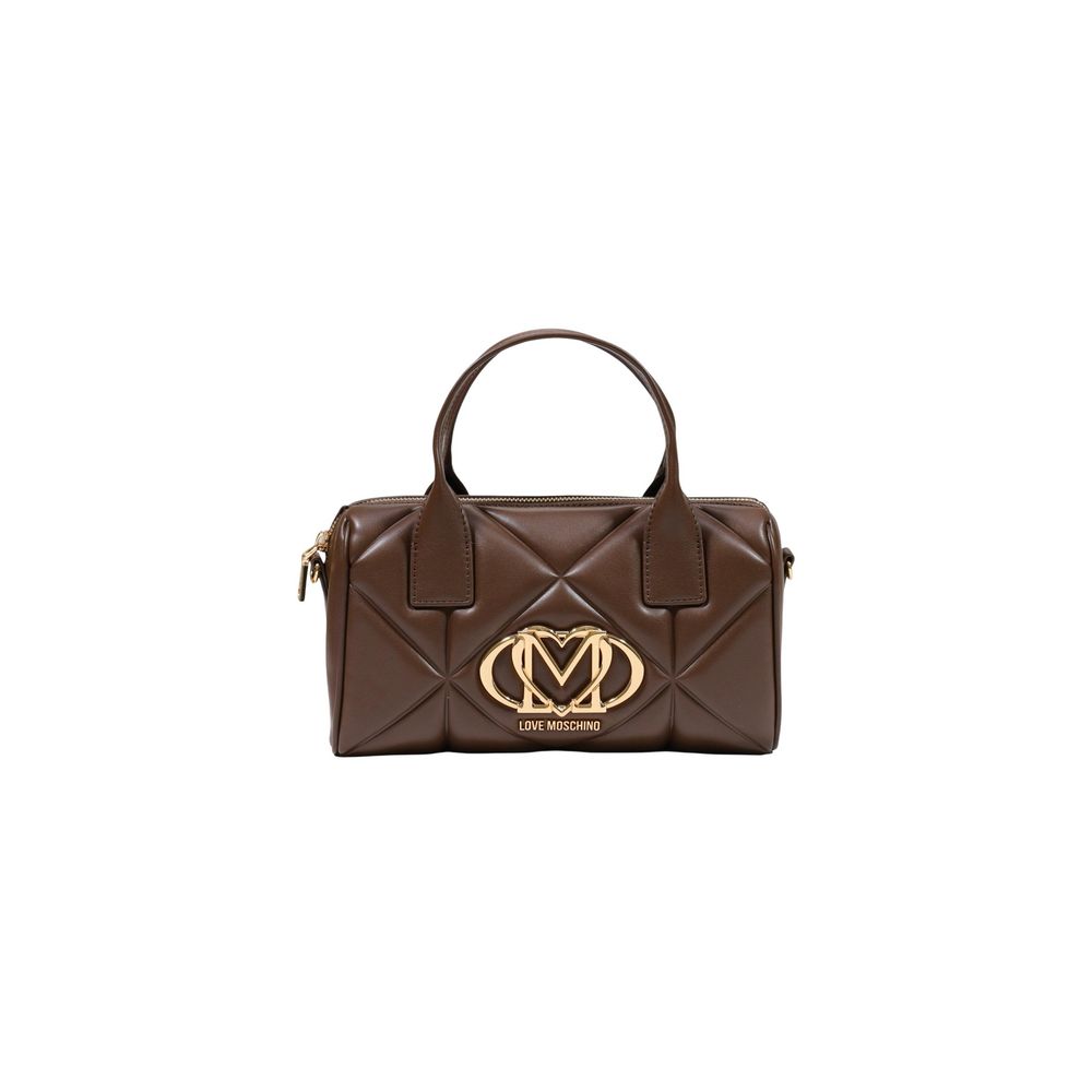 Love Moschino Brown Polyethylene Handbag | Regal Royce
