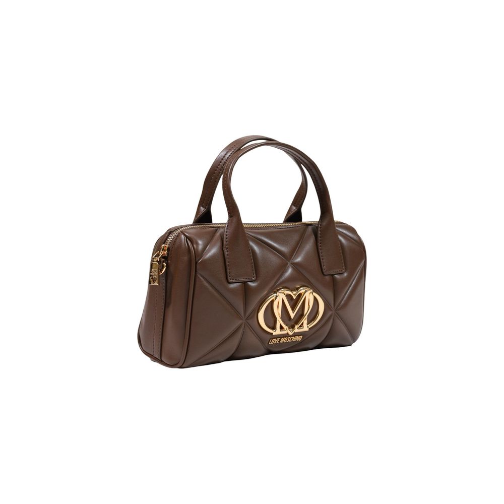 Love Moschino Brown Polyethylene Handbag | Regal Royce