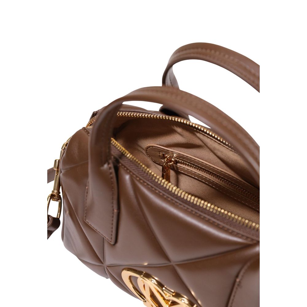 Love Moschino Brown Polyethylene Handbag | Regal Royce